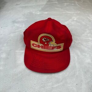 Vintage Kansas City Chiefs Hat Drew Pearson NFL Football Cap Red